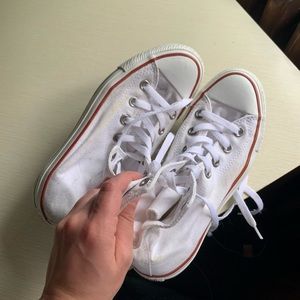 White High Top Converse
